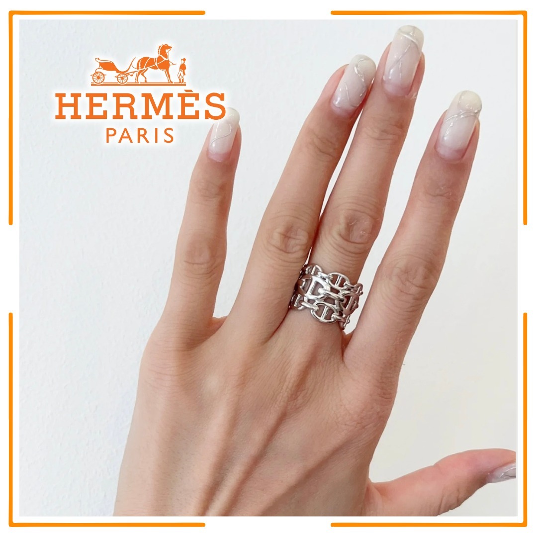大人気★【HERMES】リング シェーヌ・ダンクル アンシェネ GM