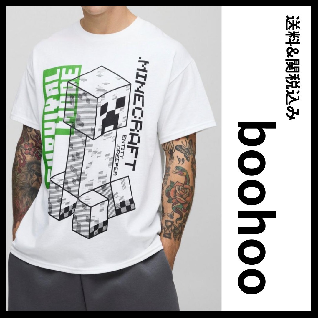 《boohoo》 Minecraft Tシャツ
