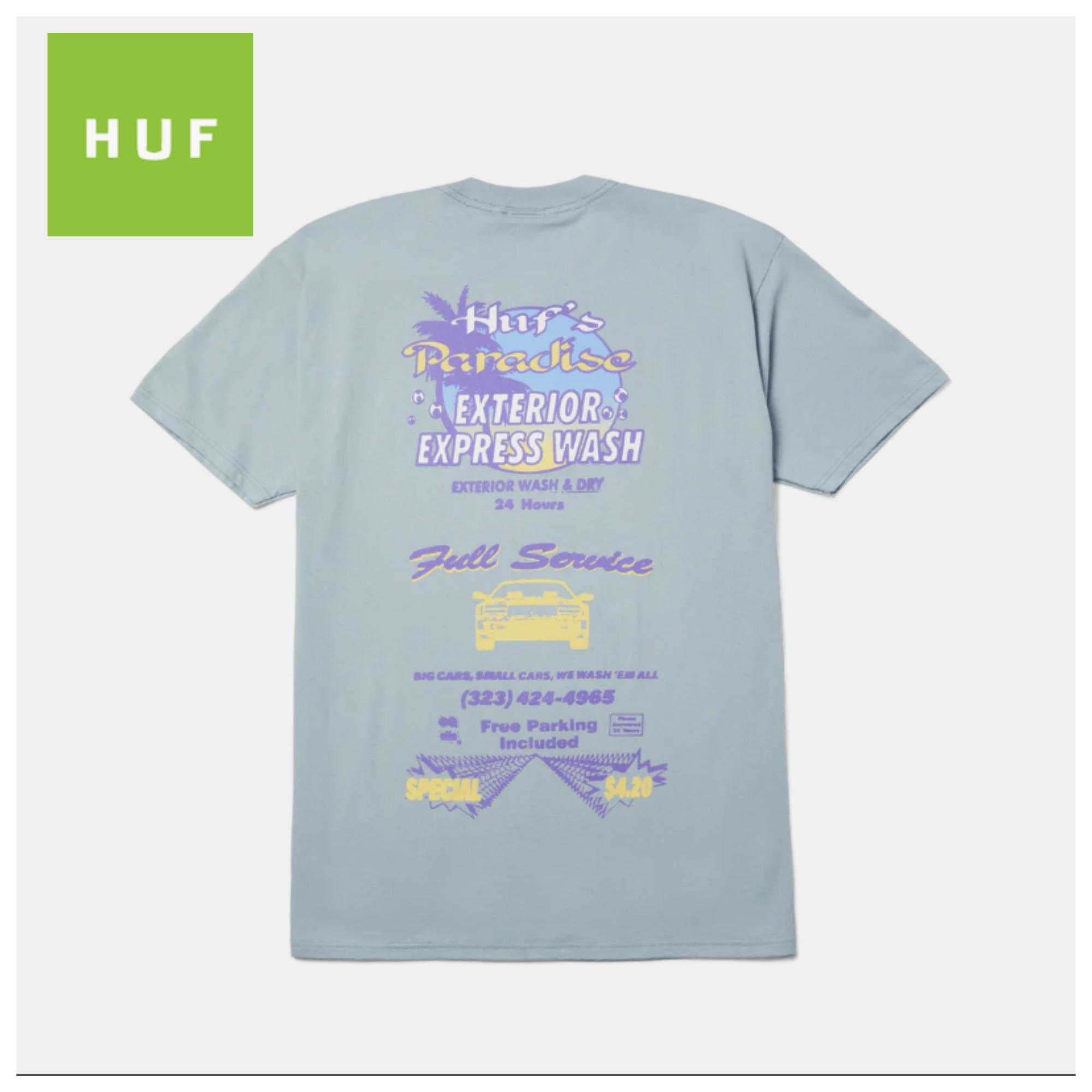 ロサンゼルス発★HUF★フルサービスTシャツ