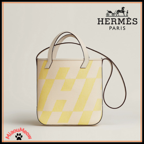 【希少★実用的♪】HERMES★トートバッグ Cabas H en Biais 27