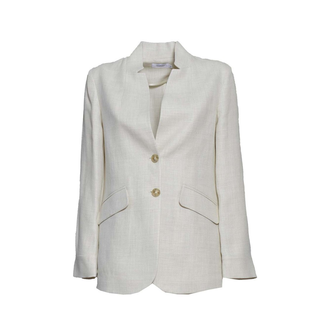 ボトムスその他 Barba Blazer Gi1 Single Breasted In Beige Linen