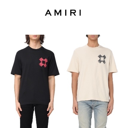 AMIRI アミリ MA QUAD ロゴ Tシャツ ブラック ベージュ 関税込