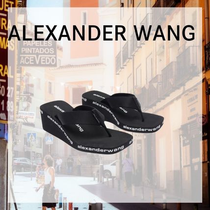 Alexander Wang フリップフロップAWウェッジ ビーチサンダル 30321S019001K.jpg