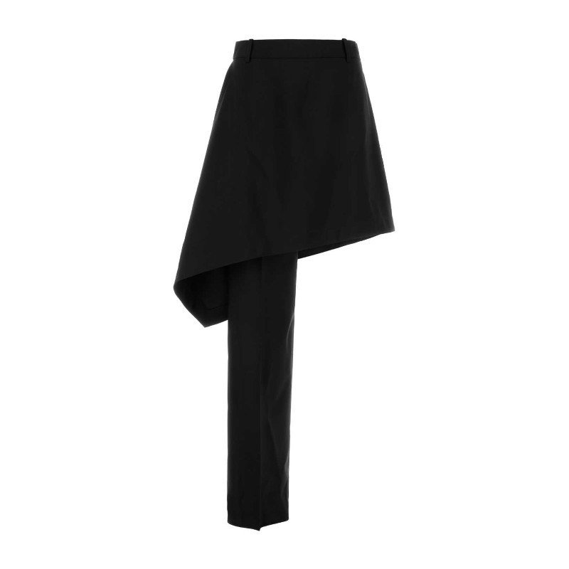 ミニスカート BOTTEGA VENETA Black wool pant-skirt (819909V0B30 1000)