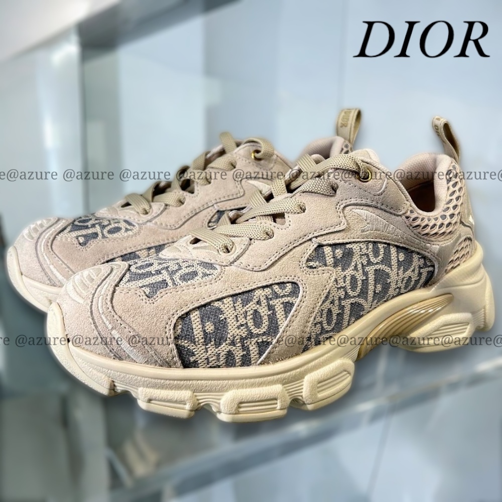 25秋♪DIOR オブリーク カーフ Dior Vibe スニーカー KCK443ROU