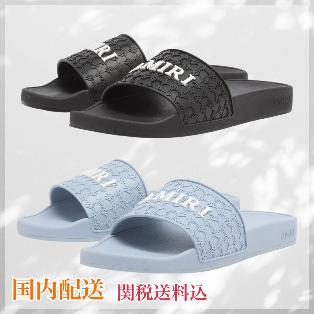 AMIRI MA ロゴ プール スライド サンダル