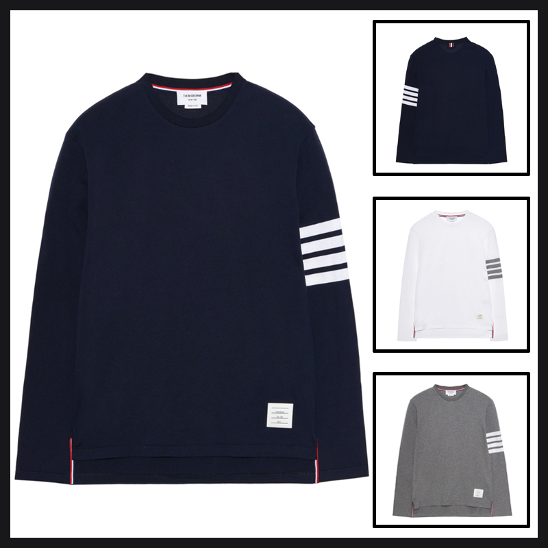 ★送料関税込★THOM BROWNE コットンジャージー 4BAR Tシャツ