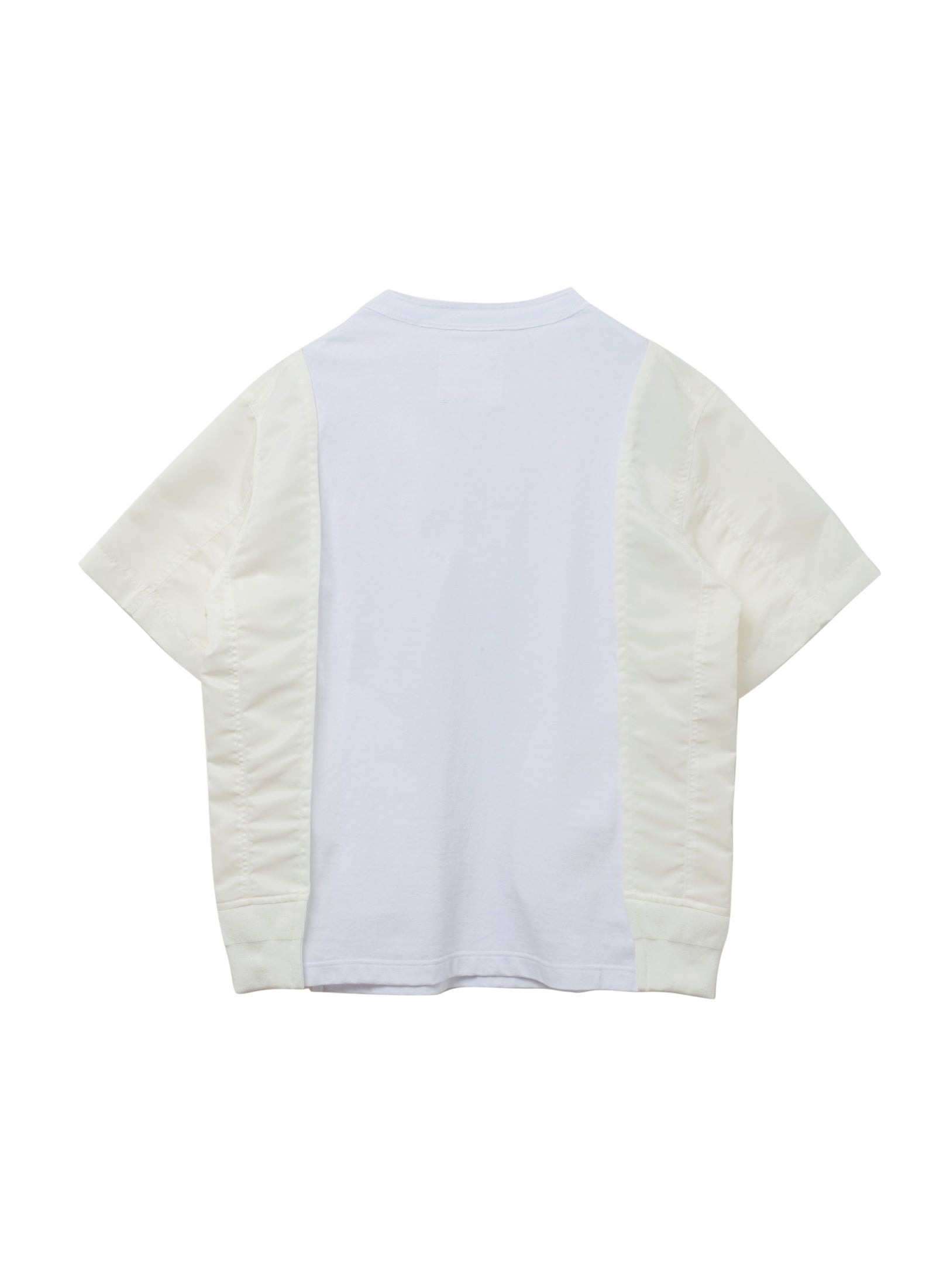 国内より1WEEK【sacai】Nylon Twill Mix Cotton Jersey T-Shirt Nylon Twill Mix Cotton Jersey T-Shirt | sacai Official Store