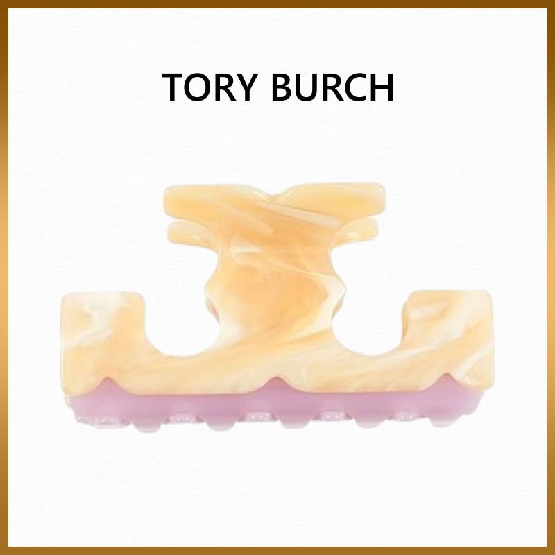 【TORY BURCH】ロゴ バイカラー ヘアクリップ トリーバーチ