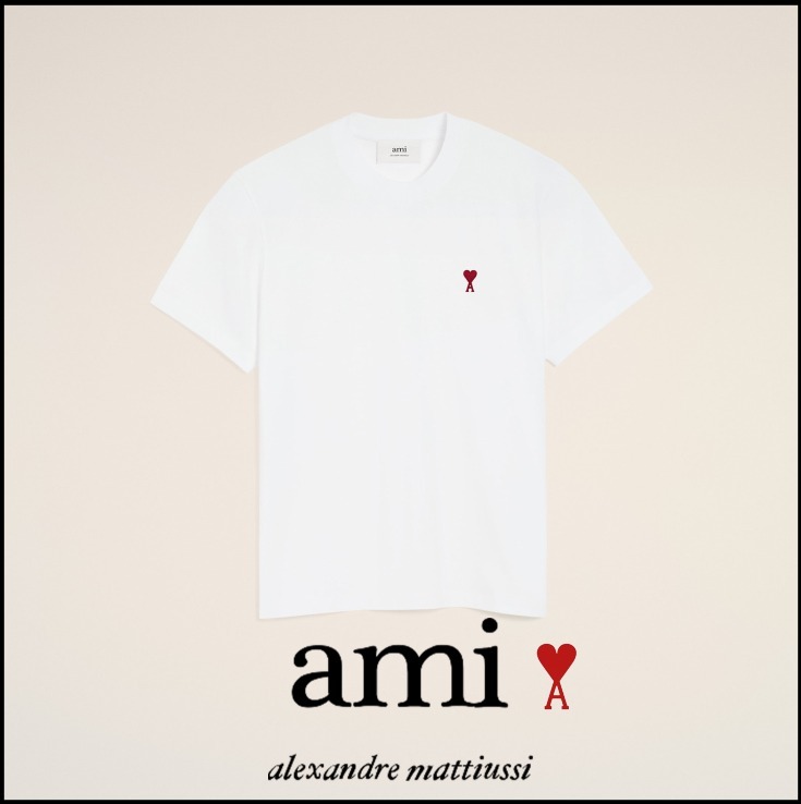★ami paris★ Tシャツ BFUTS035.724 ハートロゴ★