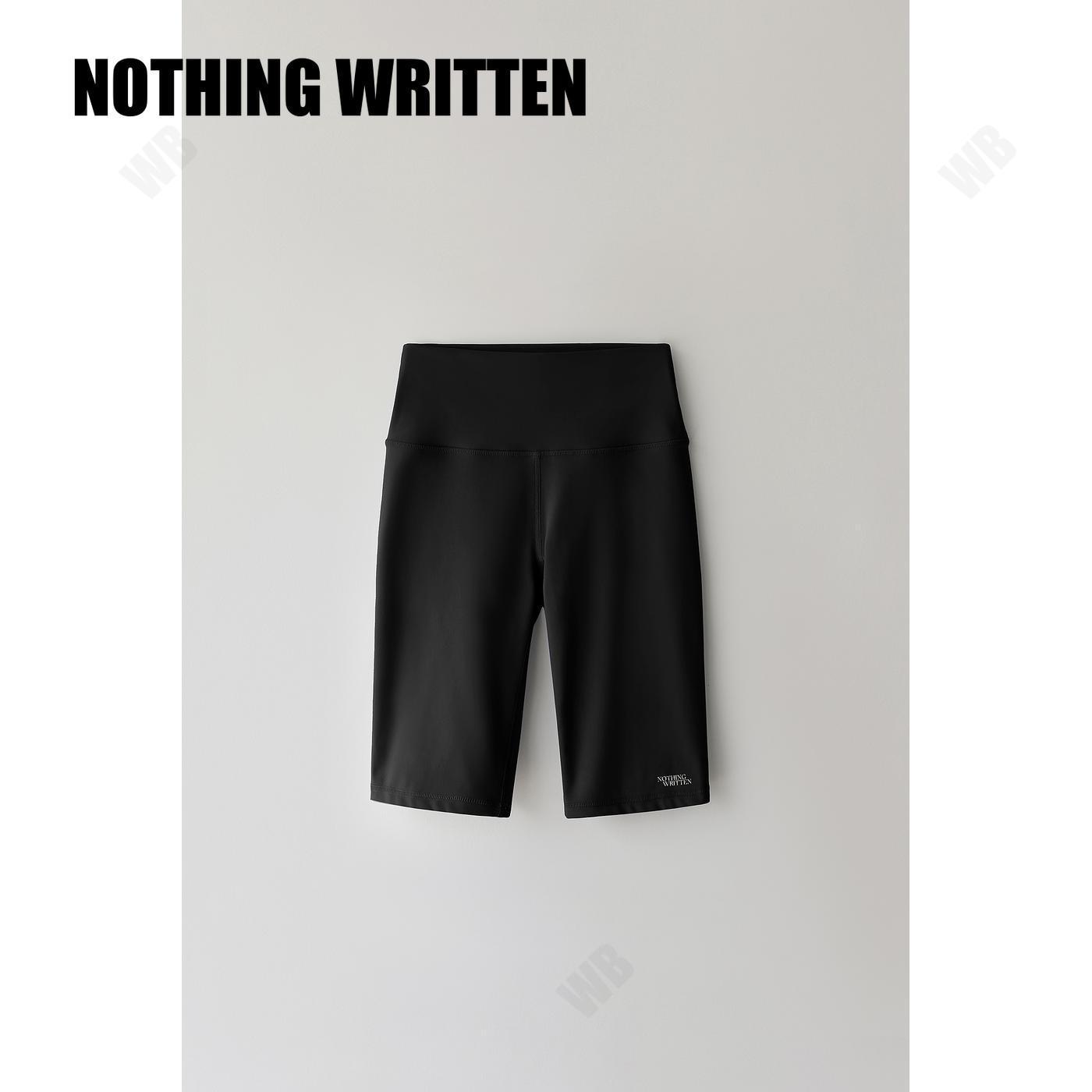 [NOTHING WRITTEN] Biker short leggings (Black) ☆送料込☆