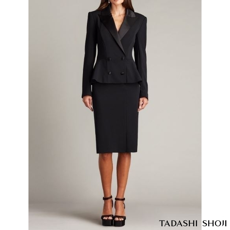 国内スピード発送 SALE ダシショージ タキシード ペプラムドレス
