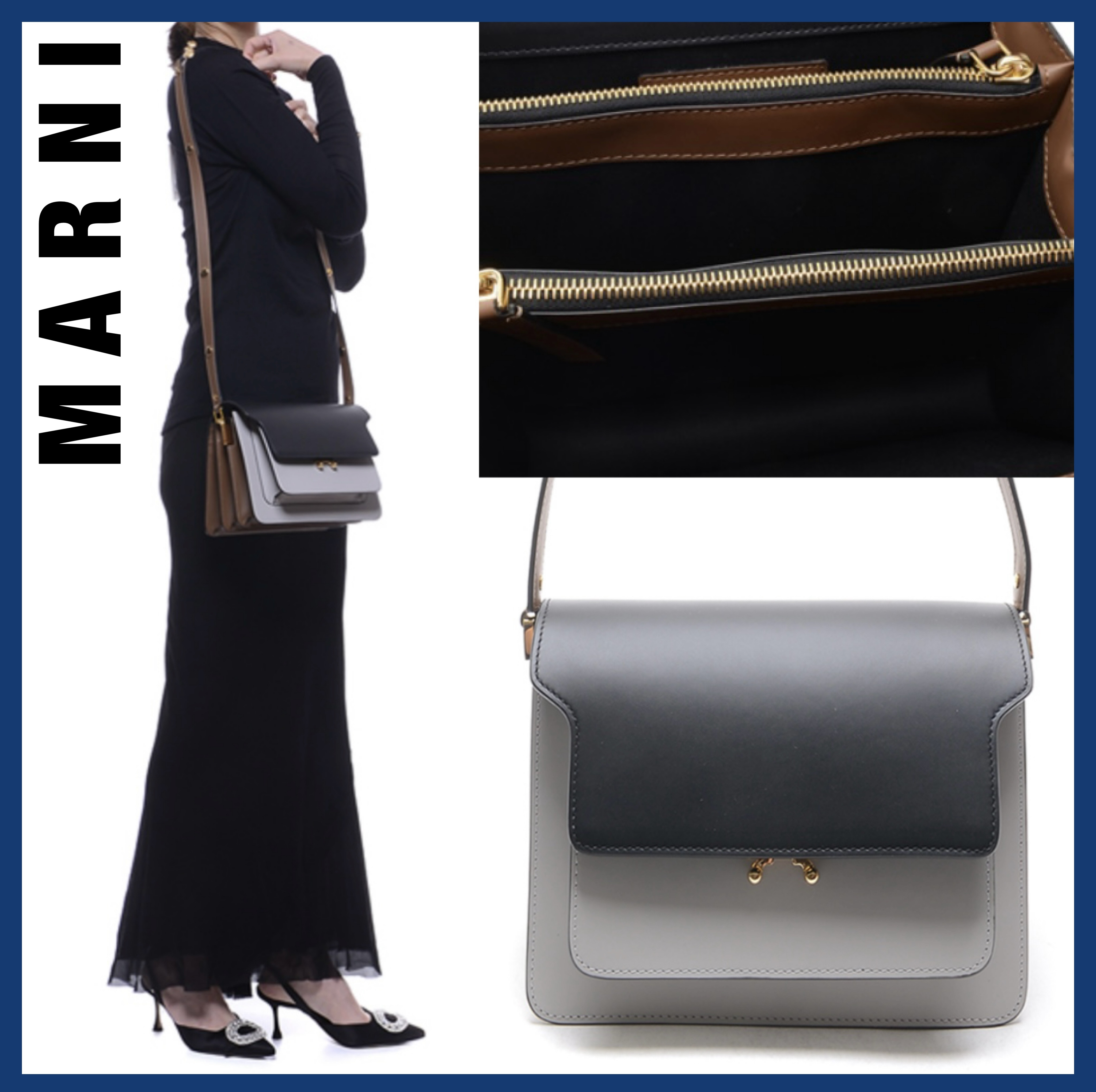 【関税込み】 ☆MARNI☆ TRUNK トランク ショルダーバッグ