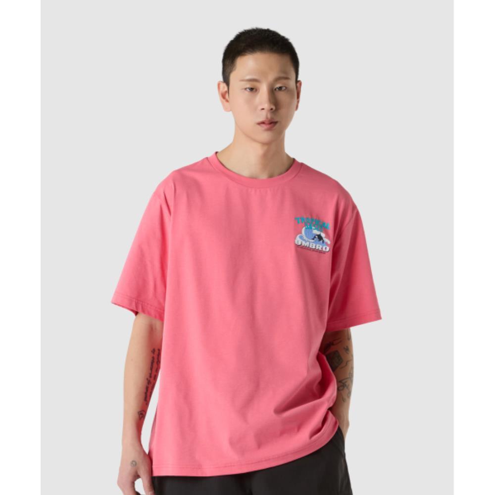 ◆UMBRO◆ Tropical Oasis Dolphin Fresh Short Sleeve T-Shirt