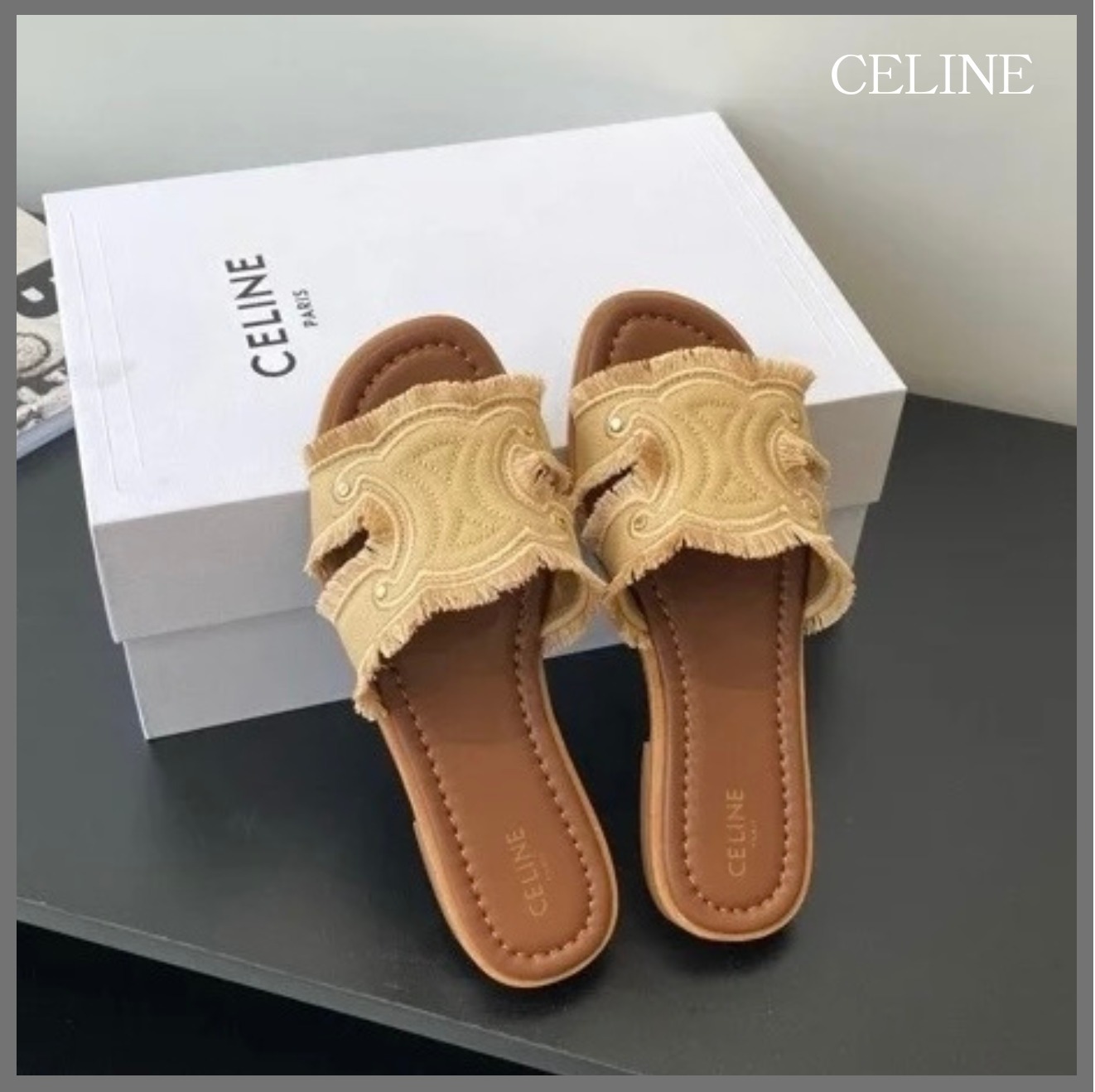 【おすすめ】 CELINE レディース ミュール サンダル