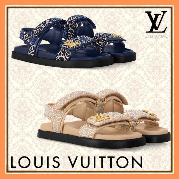 【柄が可愛い】Louis Vuitton サンセット サンダル
