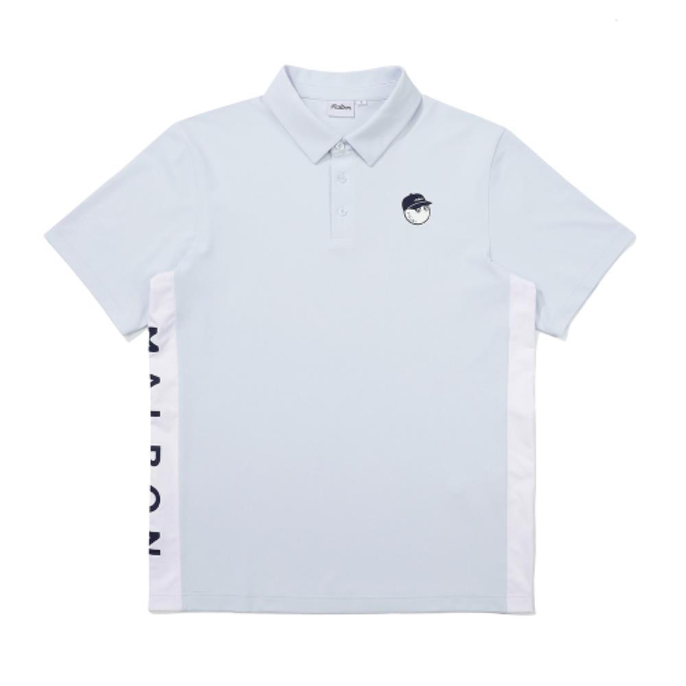 Tシャツ・カットソー Malbon Golf Bucket Mesh Mix Pique T-Shirt SKY BLUE MAN M4321