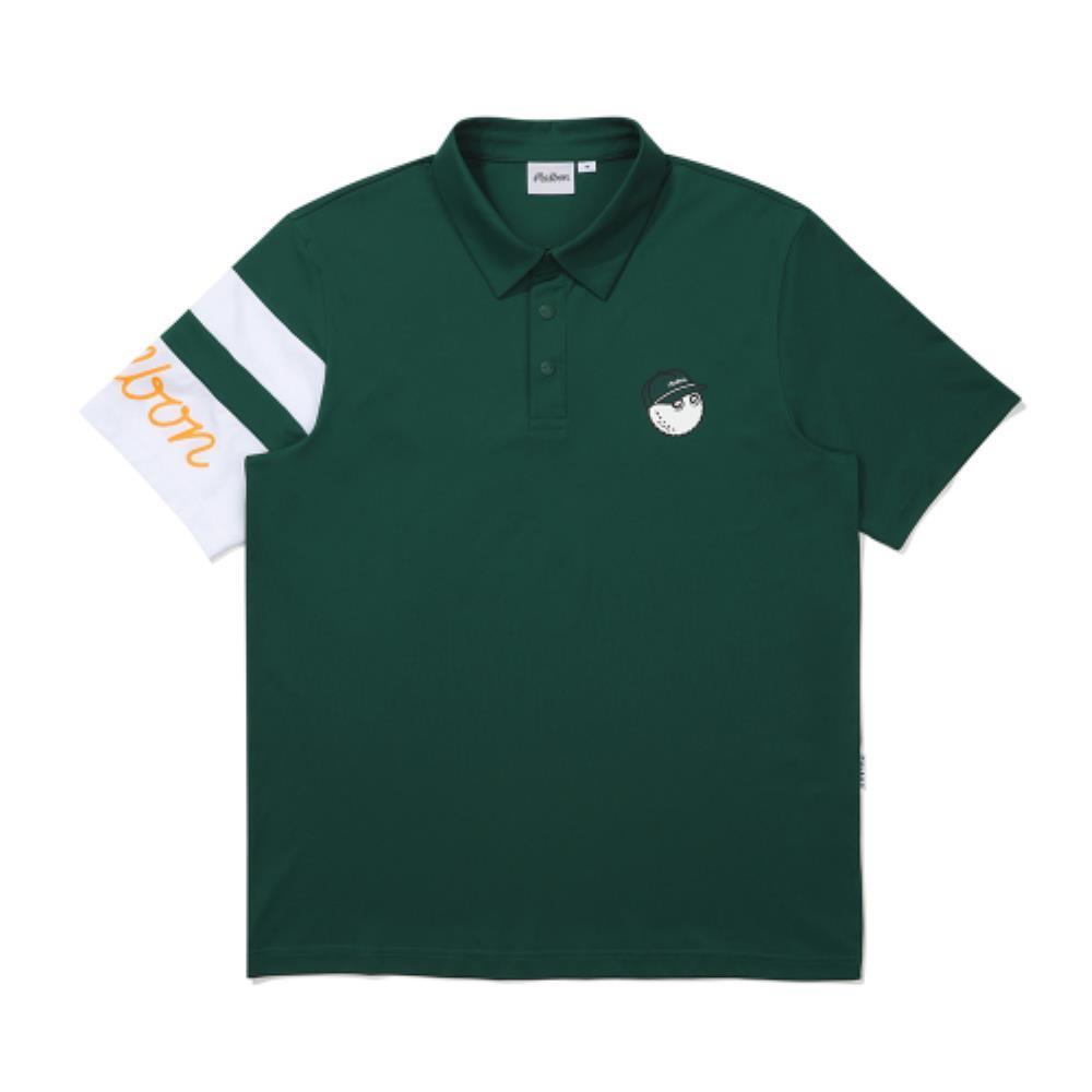 Tシャツ・カットソー Malbon Golf Basic Performance Cara T-shirt GREEN MAN M5221PT