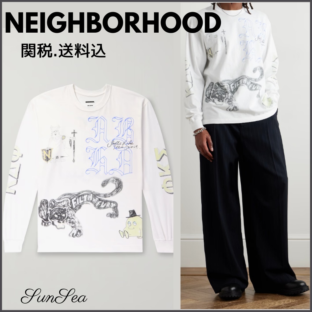 関税送料込【Neighborhood】プリントTシャツ