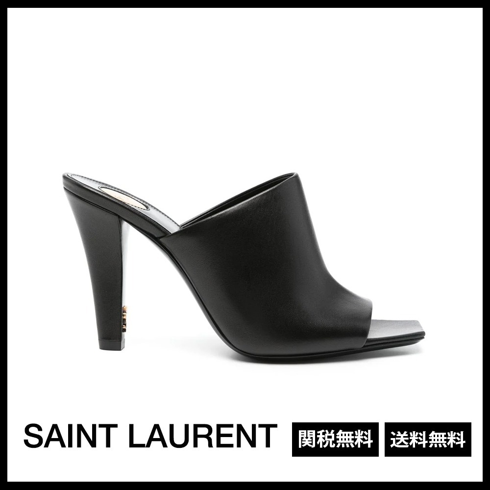 SAINT LAURENT 関税込 ジル ミュール（スムースレザー）
