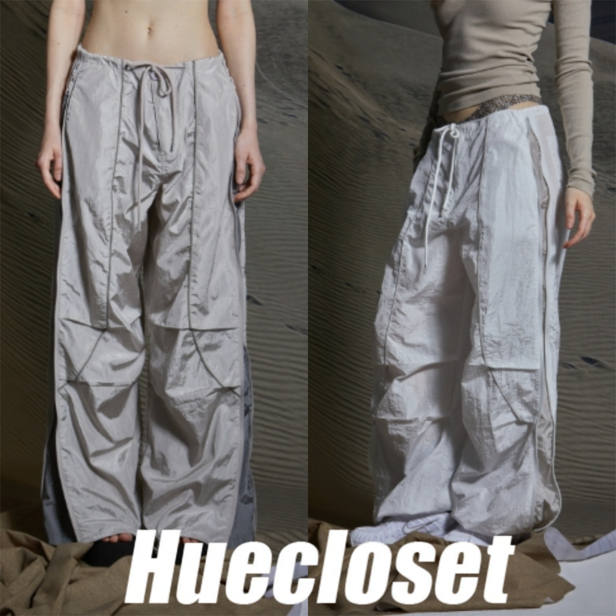 パンツ HUECLOSET  SIDE PARACHUTE PANTS