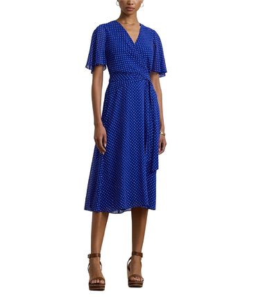 ☆⌒sale◆Ralph Lauren水玉プリントドレス【ペティートサイズ】 ドット（水玉） Ralph Lauren(ラルフローレン) ワンピース