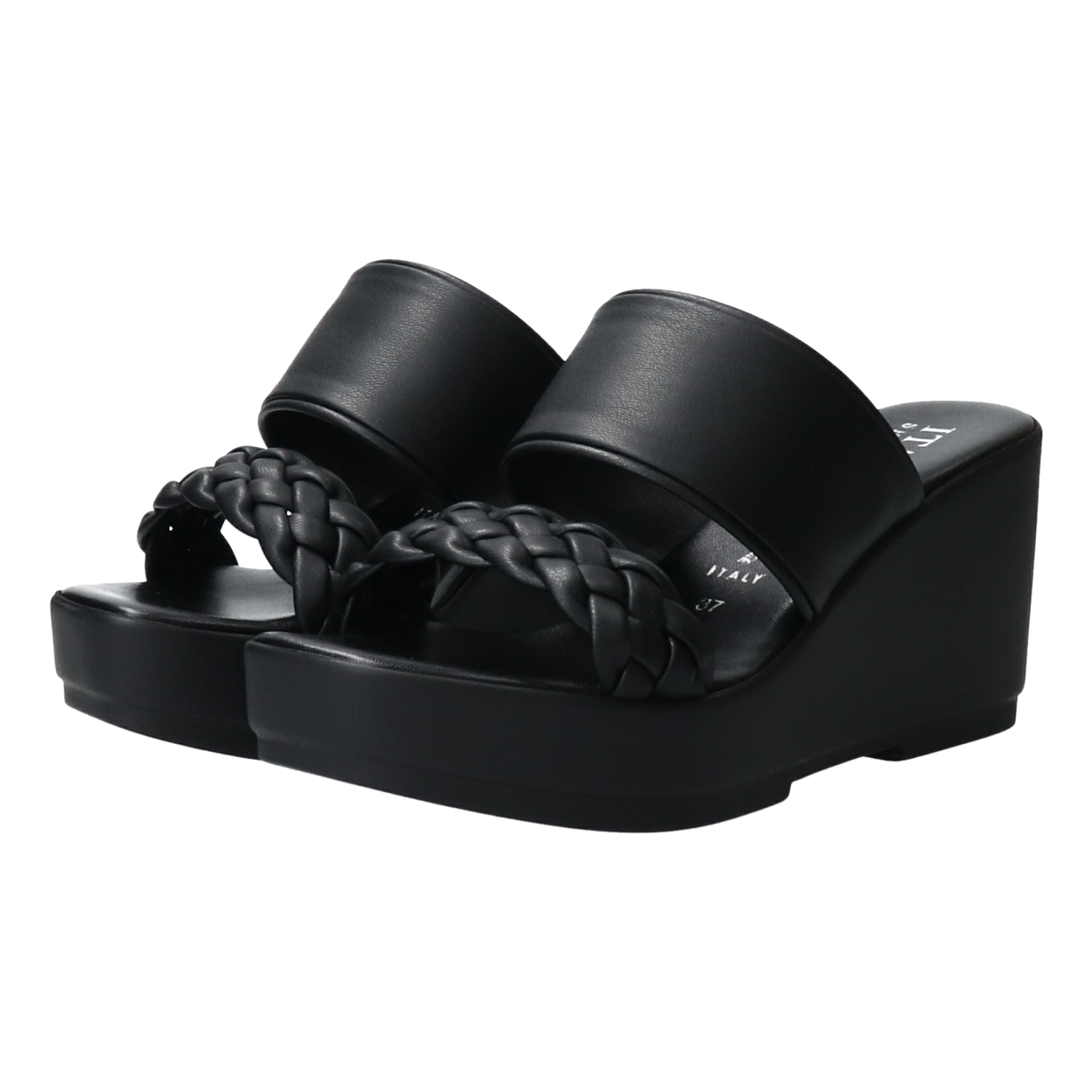 【ITALIAN SHOEMAKERS】厚底ダブルベルトイントレチャート