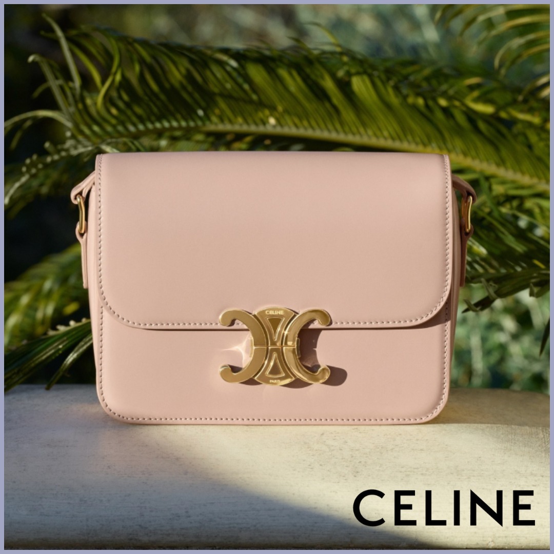 CELINE Teen Triomphe leather shoulder bag 【関税送料込】