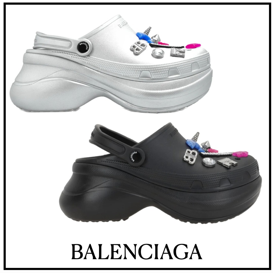 【BALENCIAGA】ジビッツ チャーム クロックス ミュール