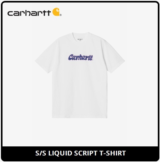 【Carhartt】 S/S LIQUID SCRIPT T-SHIRT
