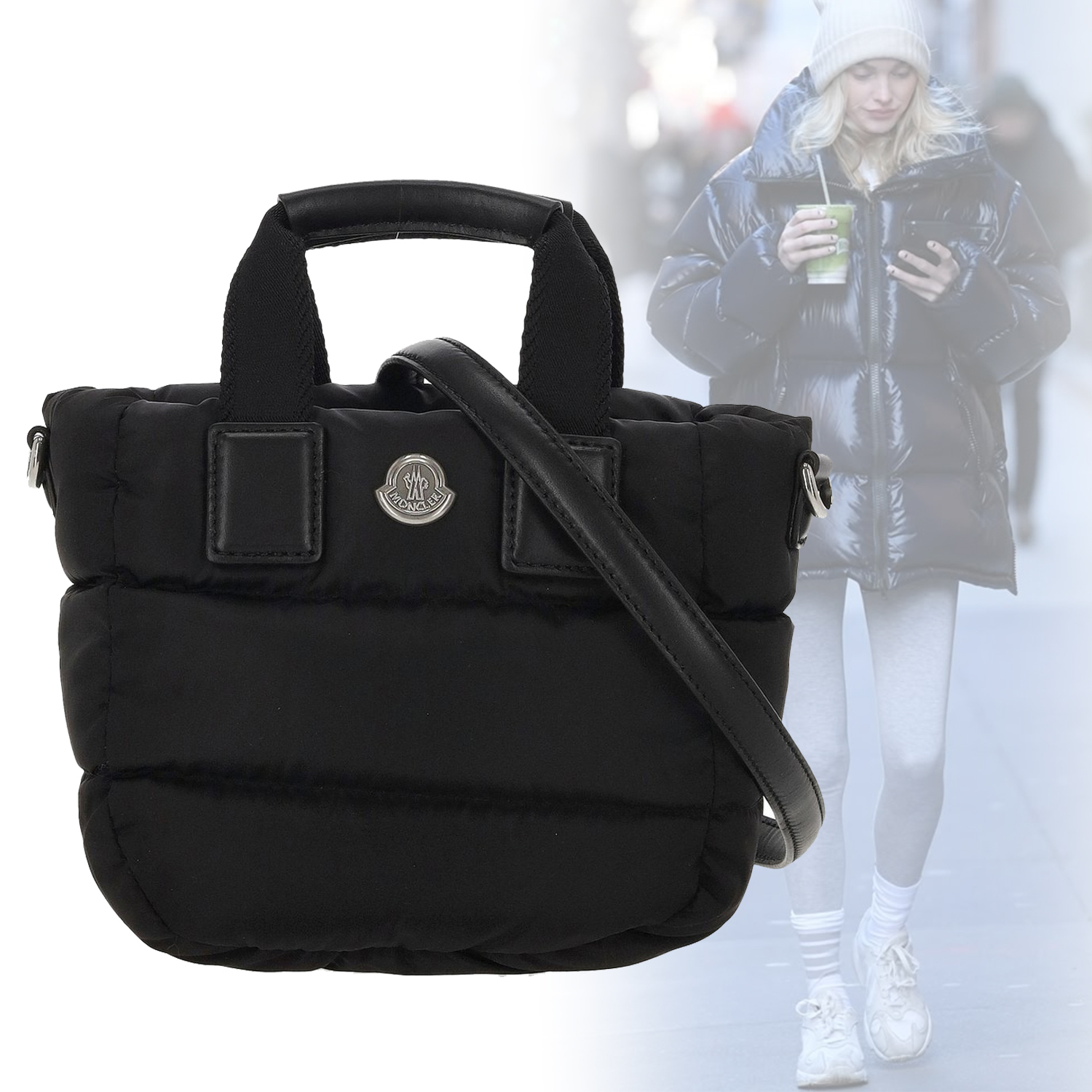 ◆MONCLER◆ Micro Caradoc ミニ トートバッグ