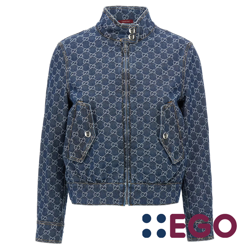 ジャケット GG JACQUARD DENIM JACKET