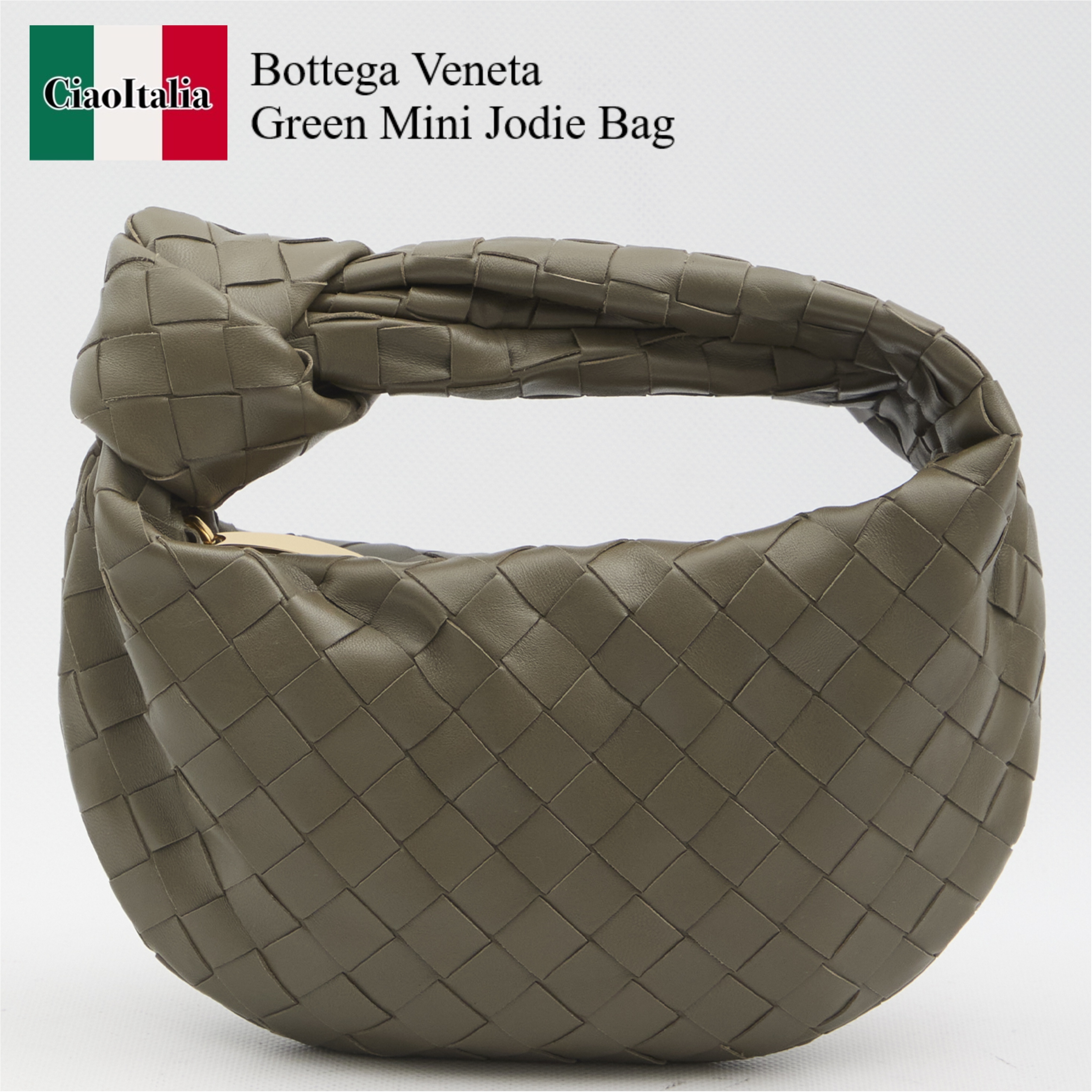 ショルダーバッグ・ポシェット Bottega Veneta Green Mini Jodie Bag