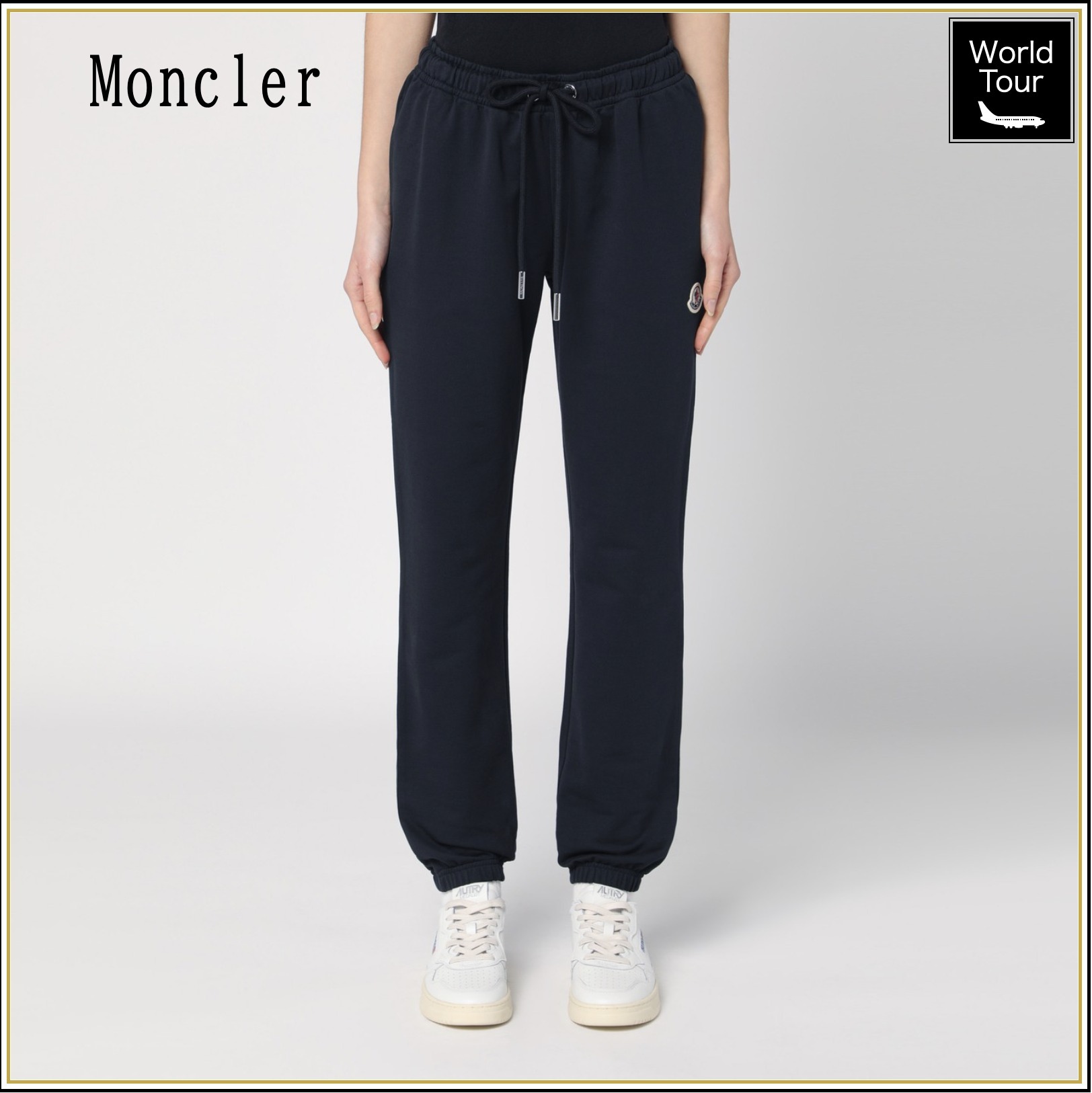 MONCLER ウィメンズ コットンフリース スウェットジョガーパンツ
