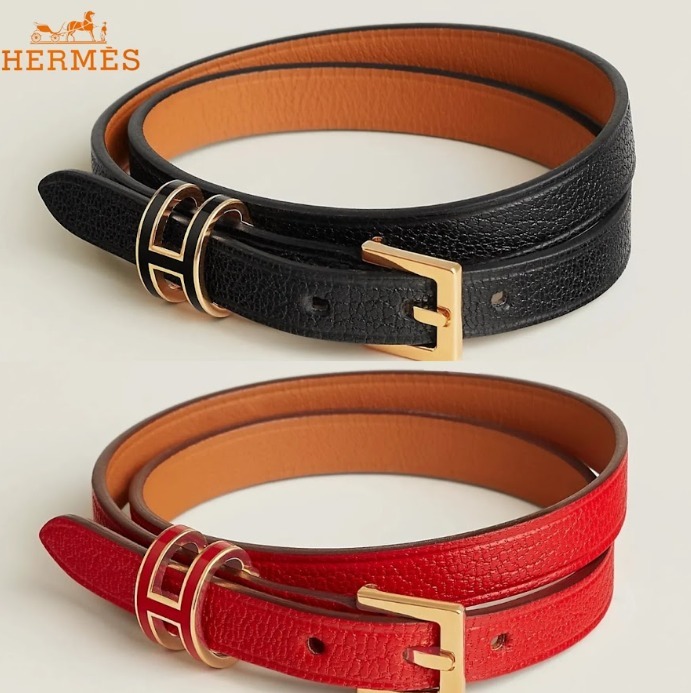 どんなシーンにも☆【HERMES】 Pop H Double Tourブレスレット