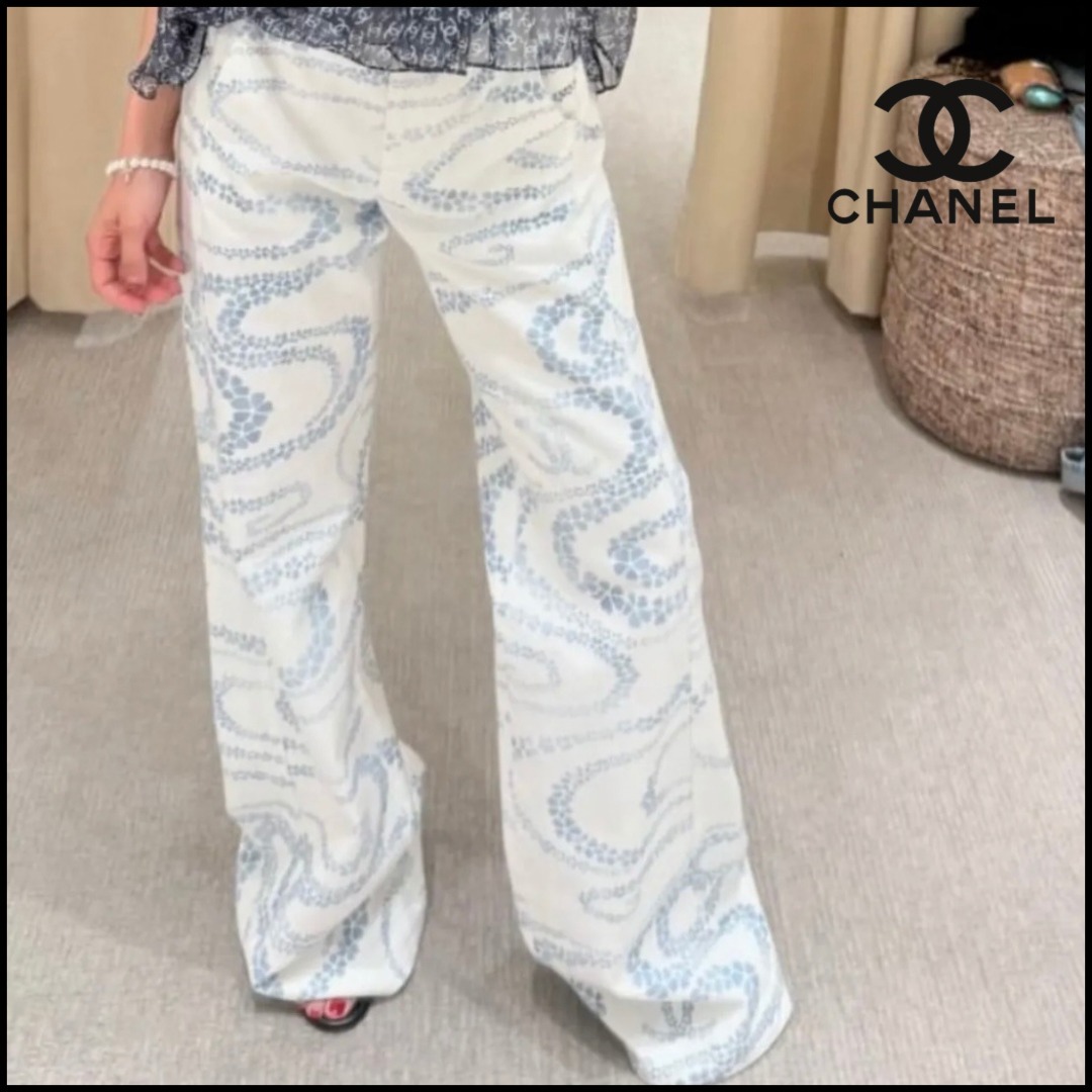 【爽やかブルー☆】◆CHANEL◆ジーンズ