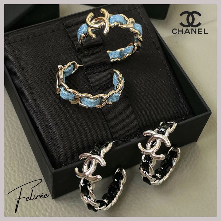 《春夏のデニムフープ》CHANEL 2025年 春夏 フープ ピアス