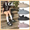 【UGG】履き心地抜群 GOLDENGLOW 厚底スリッパ風サンダル