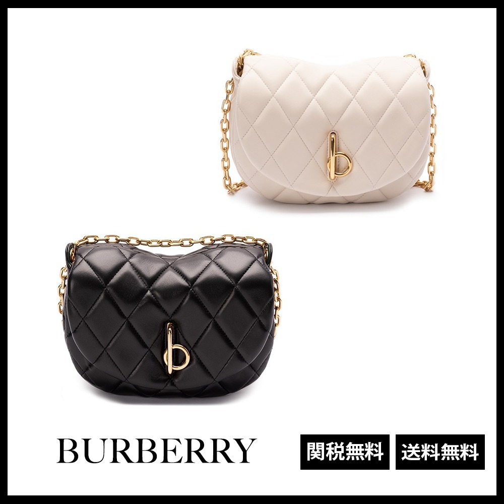 BURBERRY 関税込 キルティング ロッキングホース バッグ