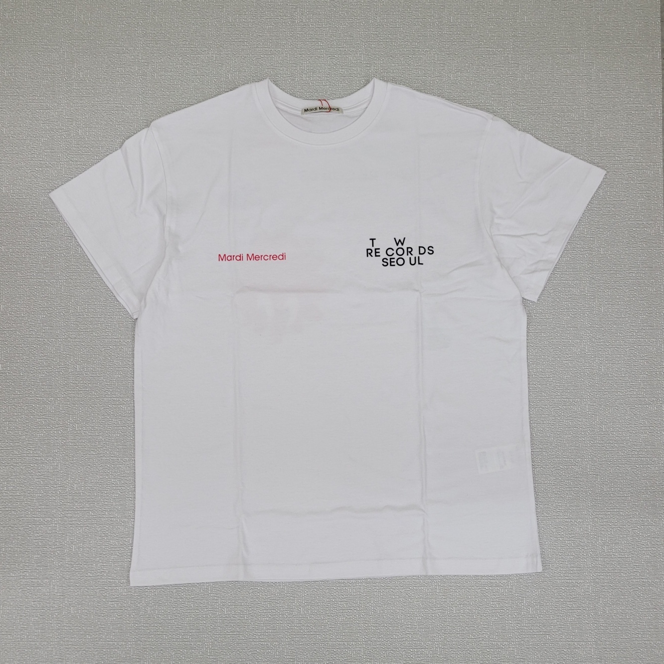 ●Mardi Mercredi●UNISEX TSHIRT | TW RECORDS_WHITE