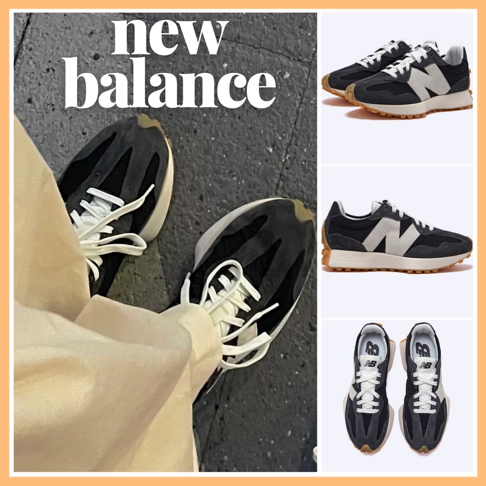 【New Balance 327】 Clean Vintage Black ニューバランス