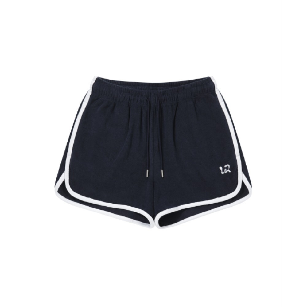 パンツ WOOALONG Piping terry shorts NAVY WL242JSP02WNAV