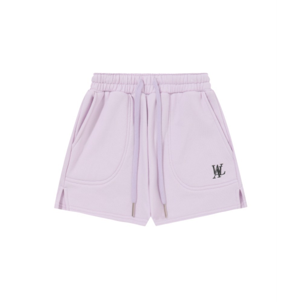 パンツ WOOALONG Signature short pants LAVENDER WL242JSP01WLVD