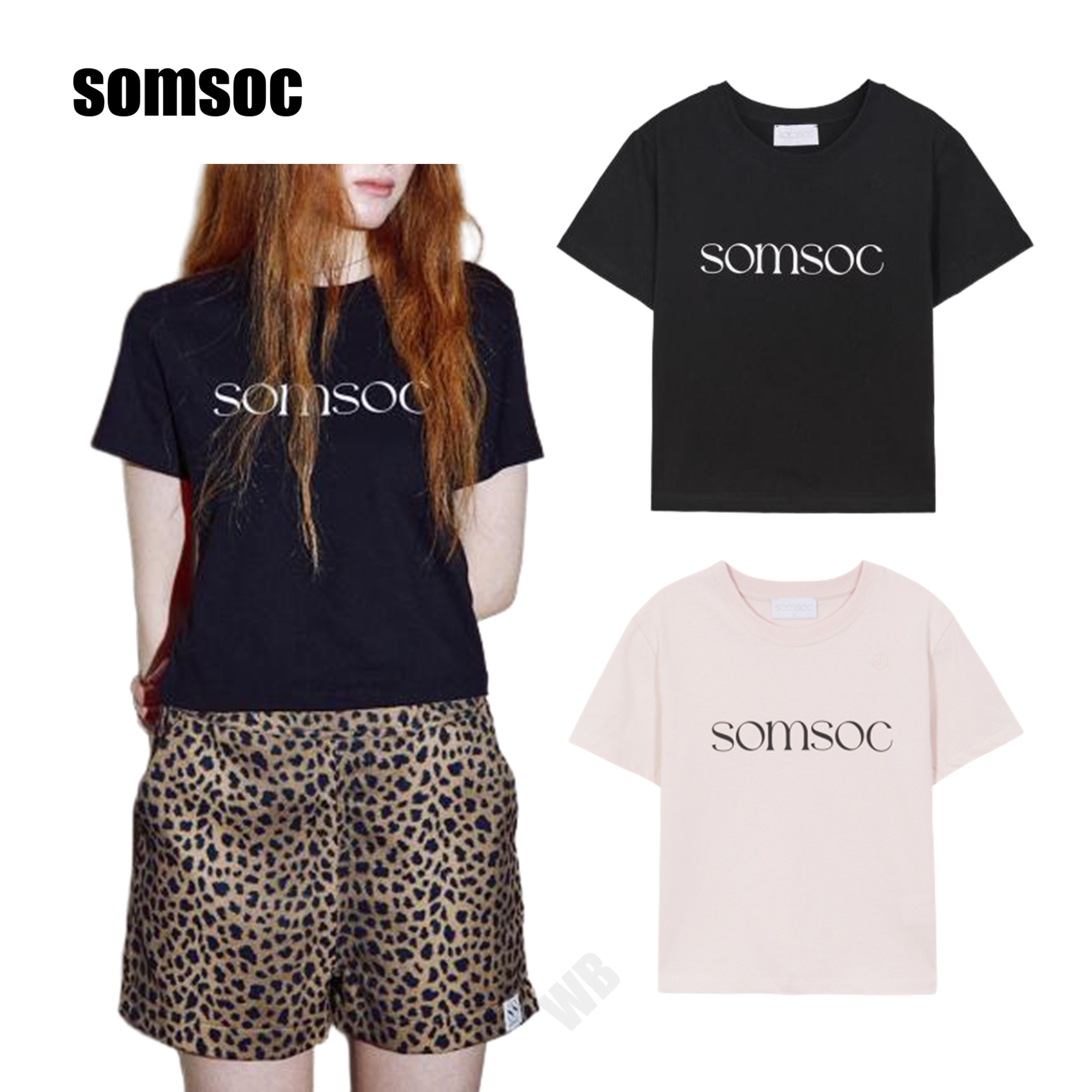 [somsoc] SOMSOC LOGO CROP TOP ☆送料込☆