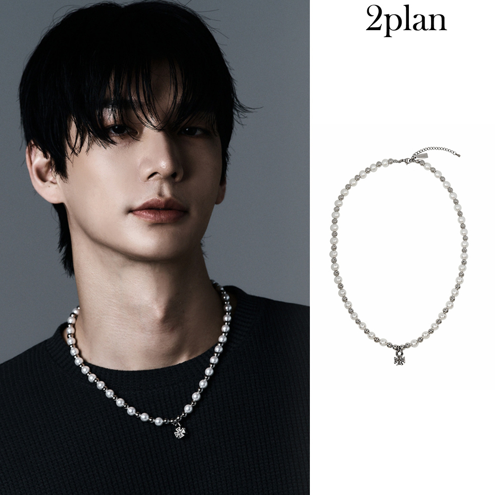 【2plan】25SS★ [LAN ARCHIVE] Antique Baroque Cross Necklace