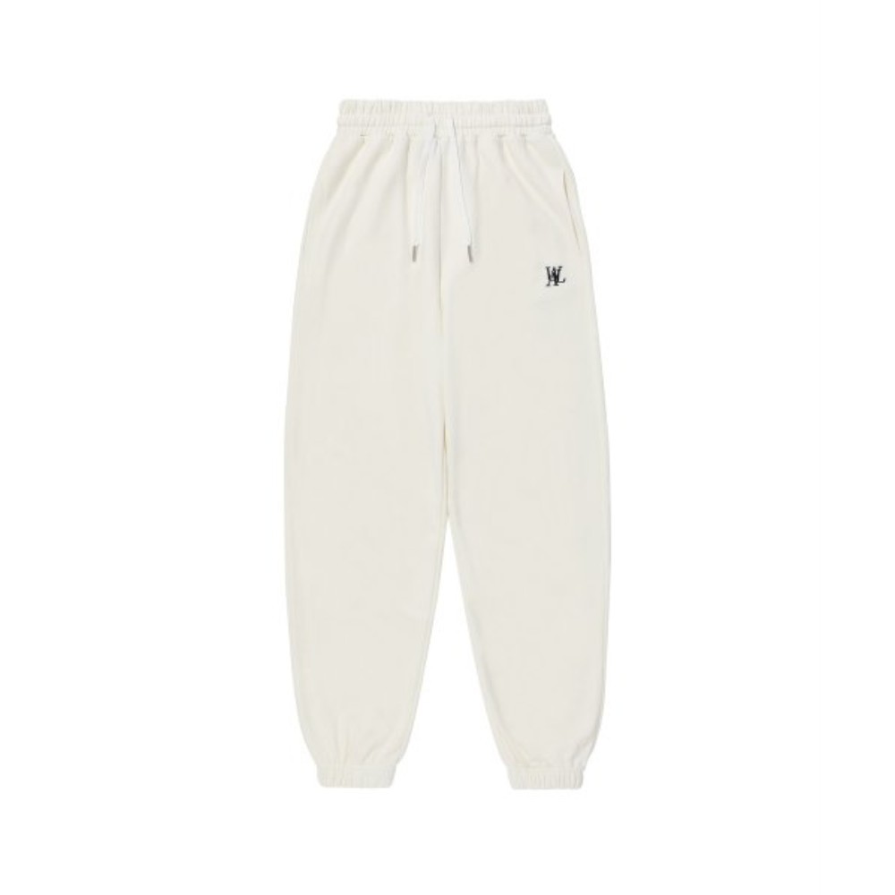 パンツ WOOALONG Signature jogger pants CREAM WL230JLP01UCRM