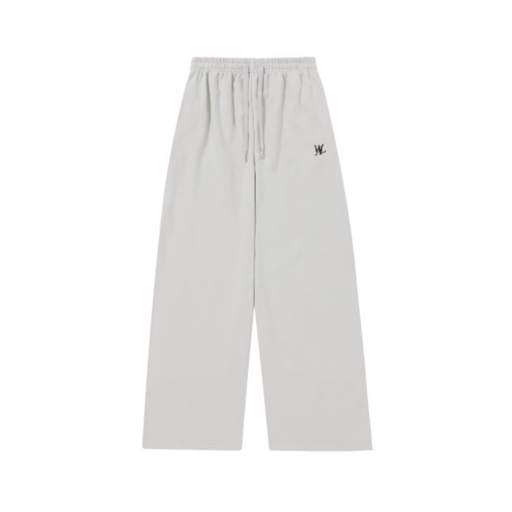 パンツ WOOALONG Signature relax wide pants LIGHT GREY WL230JLP02UL
