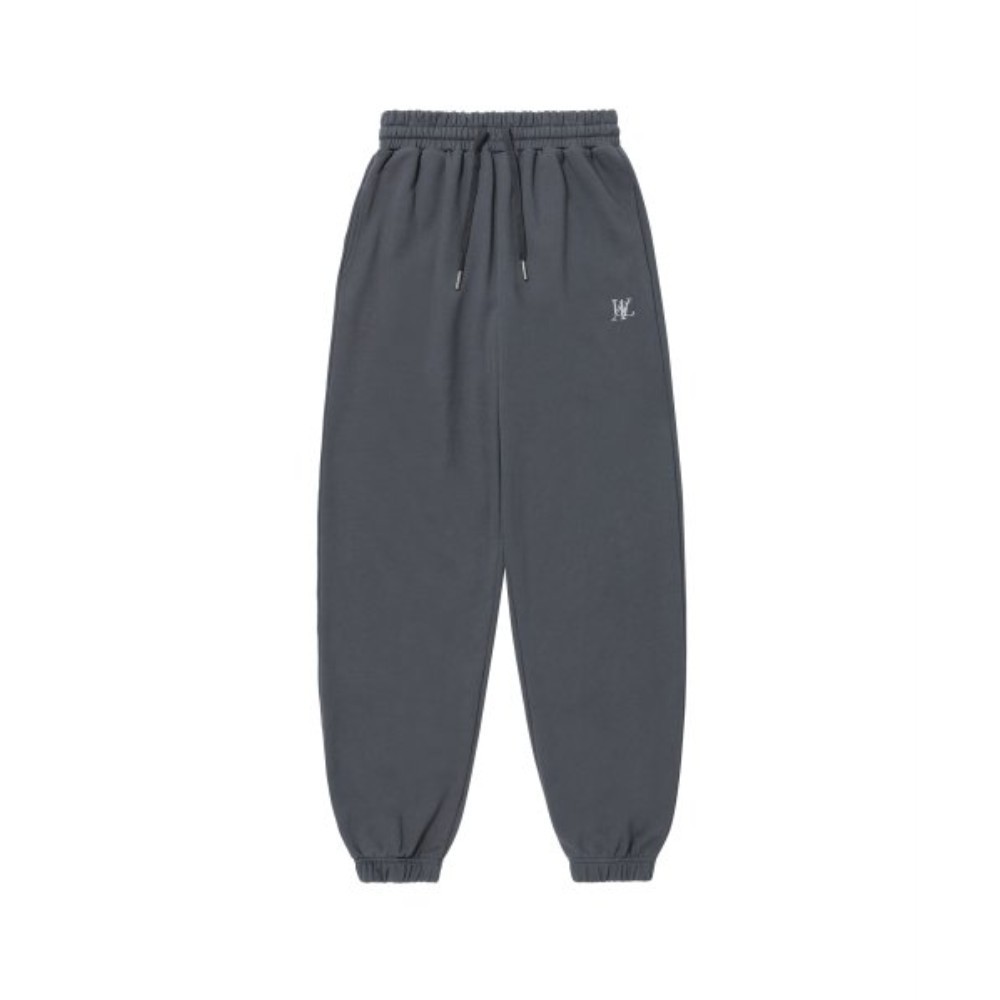 パンツ WOOALONG Signature jogger pants CHARCOAL WL230JLP01UCHG