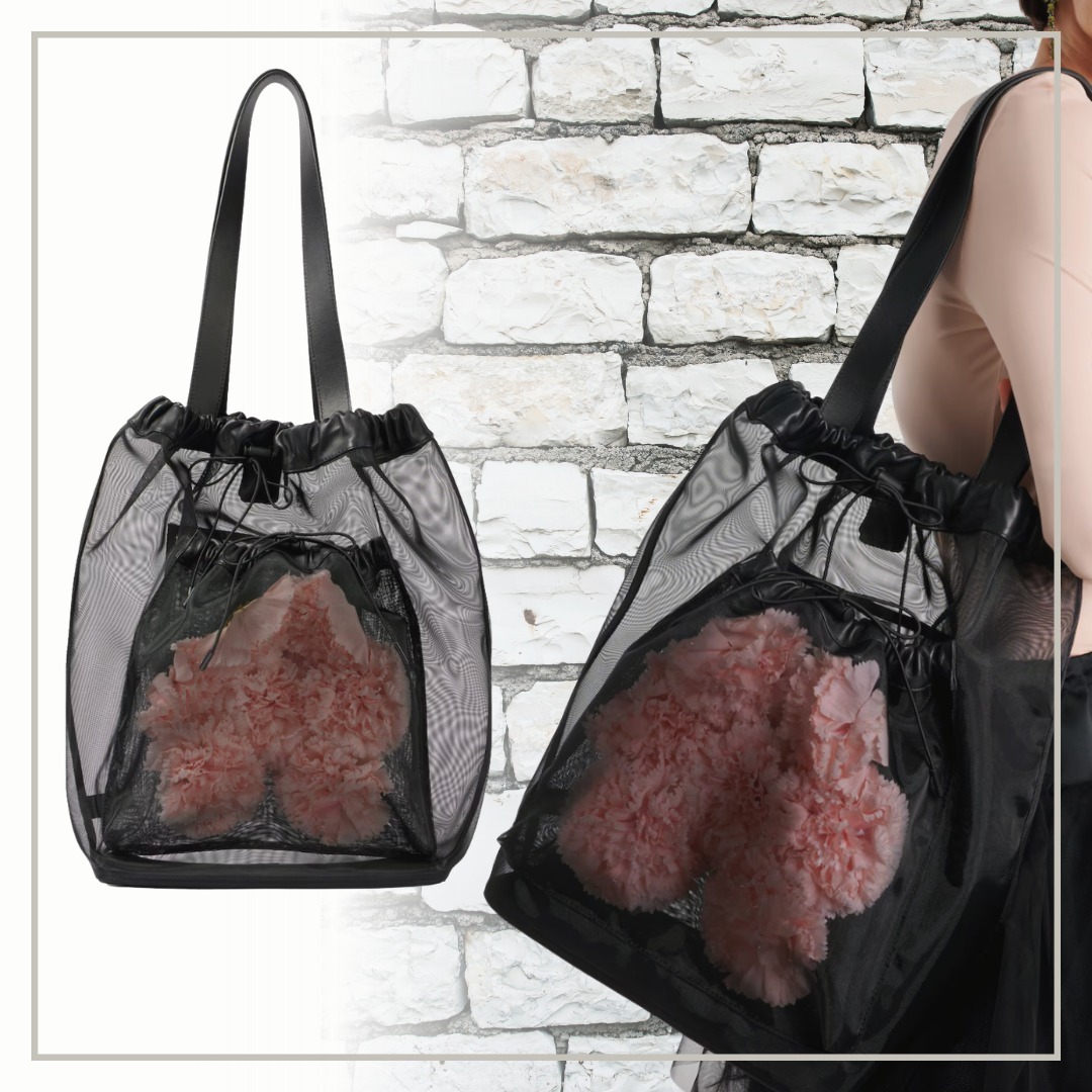 【大人気】Simone Rocha カーネーションポケット レザートート