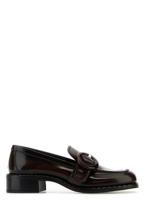 ローファー・オックスフォード Prada Brown Leather Loafers